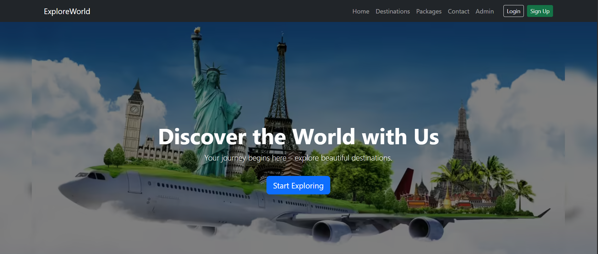 Laravel Travel Site